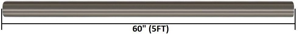 Stainless Steel Straight Exhaust Pipe 4" OD 5' Long Pack of 2 N86473