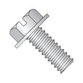 8-32 x 3/8 Slotted Hex Washer Head Machine Screws, 18-8 Stainless Steel B4048