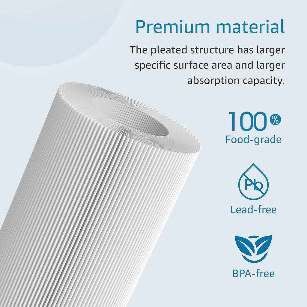 10 x 4.5 Whole House Pleated Sediment Filter, Pack of 4 B74638