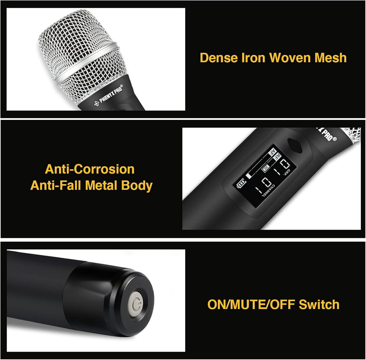 True Diversity Wireless Microphone System with 1000 Channels P895625