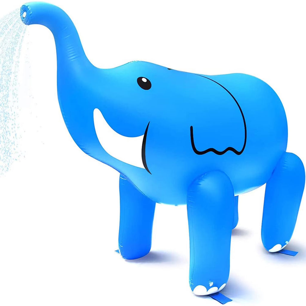Blue Inflatable Elephant Water Sprinkler Toy V836540