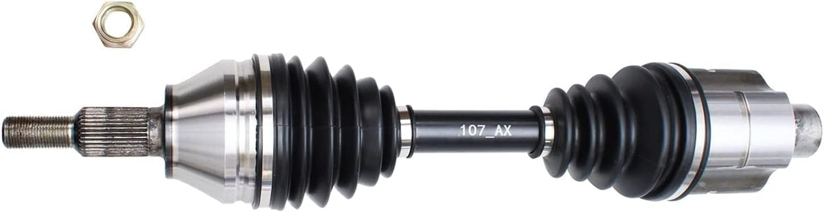 4WD Front CV Axle Drive Shafts + Upper Control Arm w/ Ball Joint Replacement 4pc Set Y3131