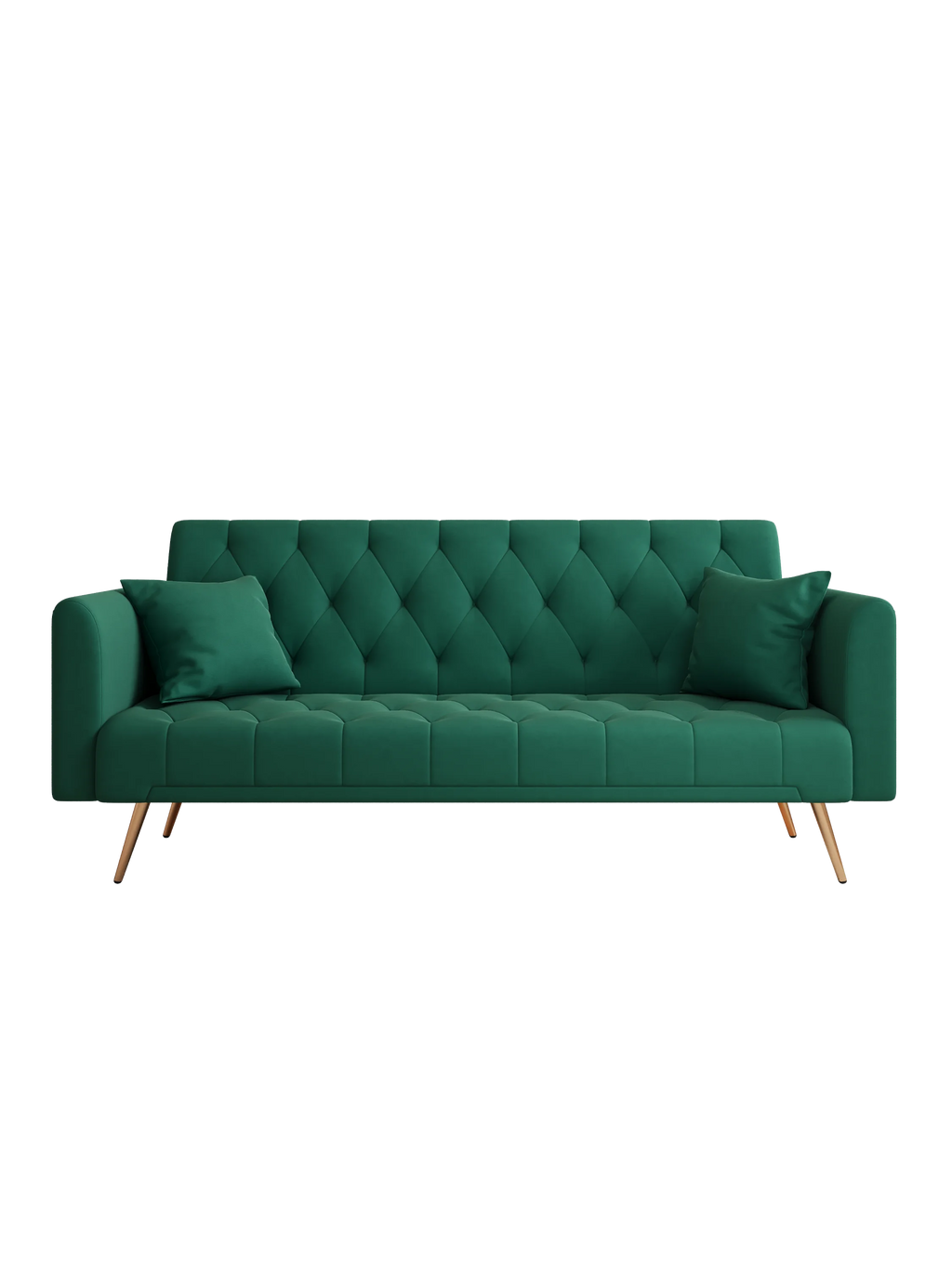 Convertible Sofa Bed Green Z716