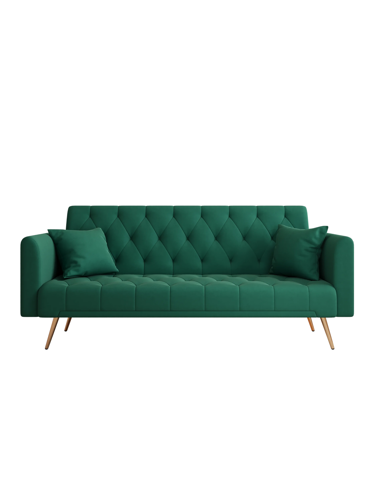 Convertible Sofa Bed Green Z716