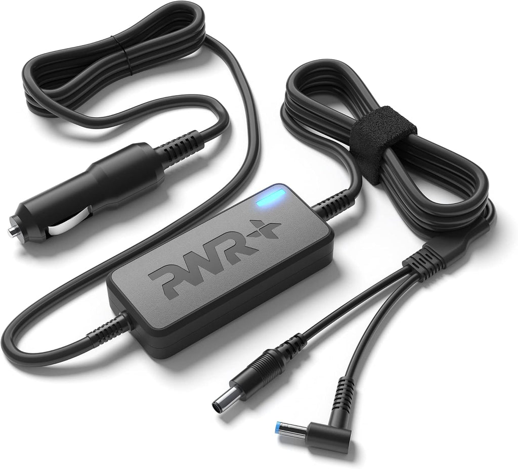 90W 65W 45W Car Charger for HP Envy Pavilion Spectre X360 EliteBook X360, Extra Long 10 Ft Pack of 2 O48589