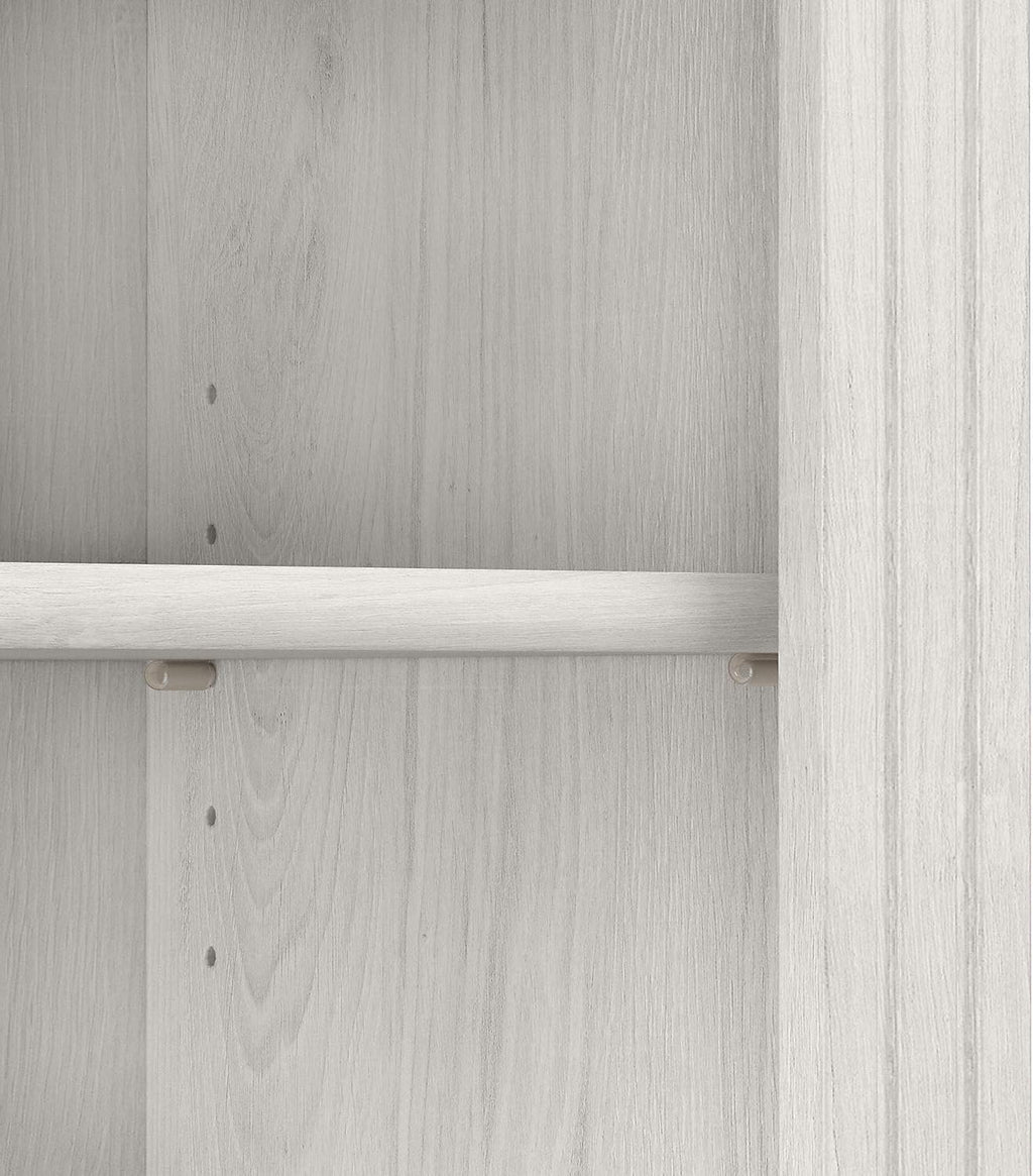 Linen White Oak 5 Shelf Bookcase Q968133