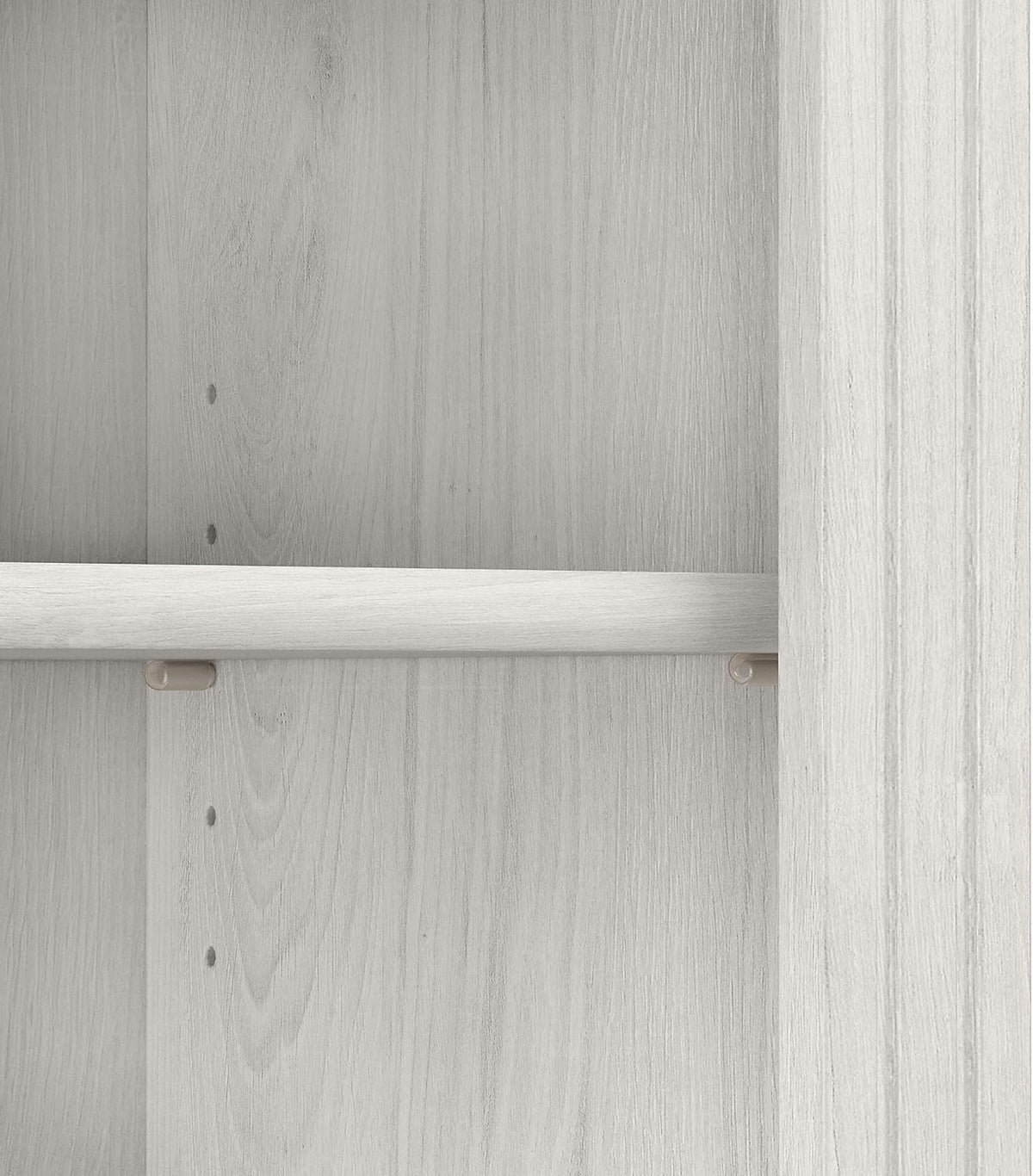 Linen White Oak 5 Shelf Bookcase Q968133