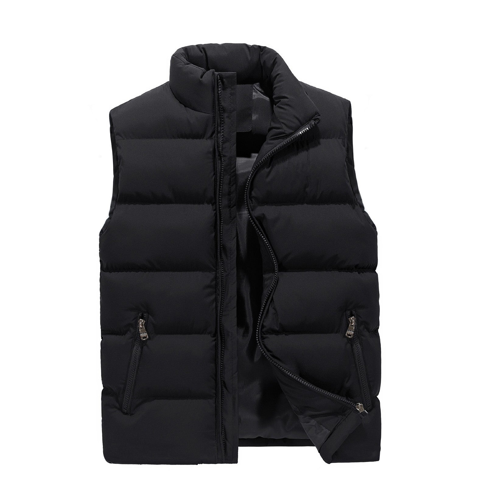 Men's Padded Down Vest with Pockets P483