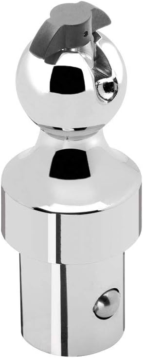 2-5/16" High Rise Pop-in Ball for Under-Bed Bolt-On Gooseneck Head, Silver R98326