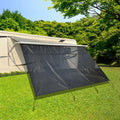 RV Awning Shade Screen with Zipper 8'X16'3'' Universal Sun Shade Screen with Complete Kits M747167