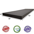 Charcoal Rubber Foam Sheet Cushion 4"H X 30"W X 72"L H1522