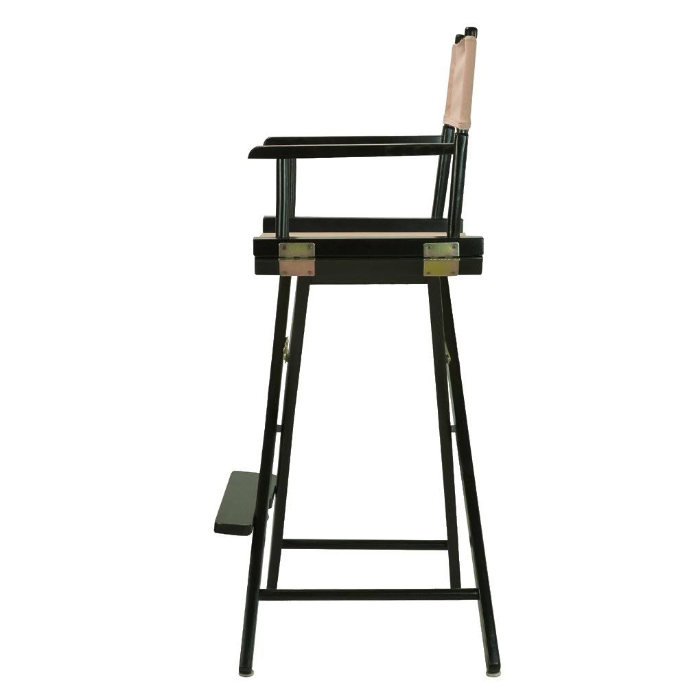 Black Frame Tan Canvas Director's Chair D9703