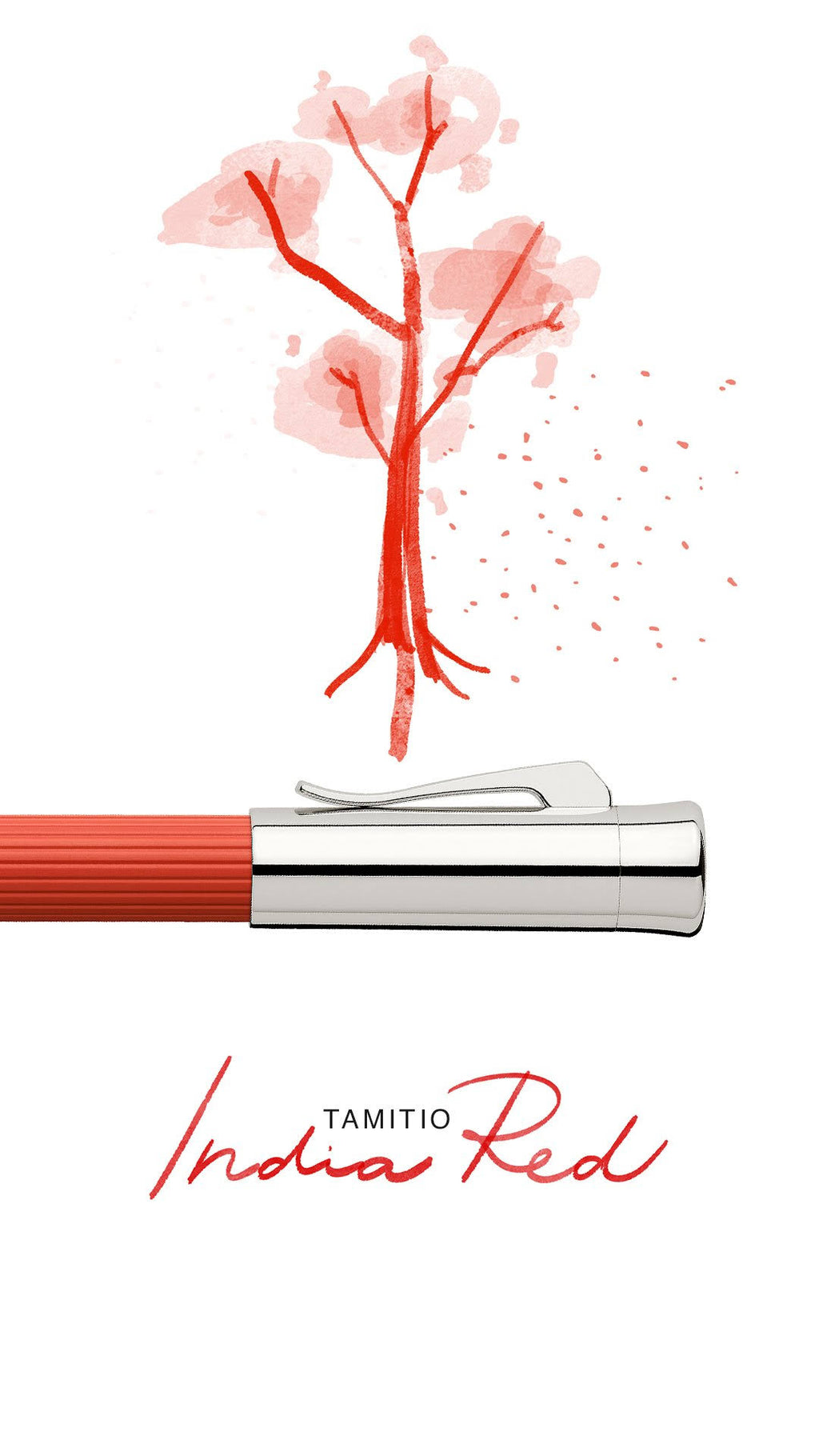 Fountain Pen India Red Broad R38935