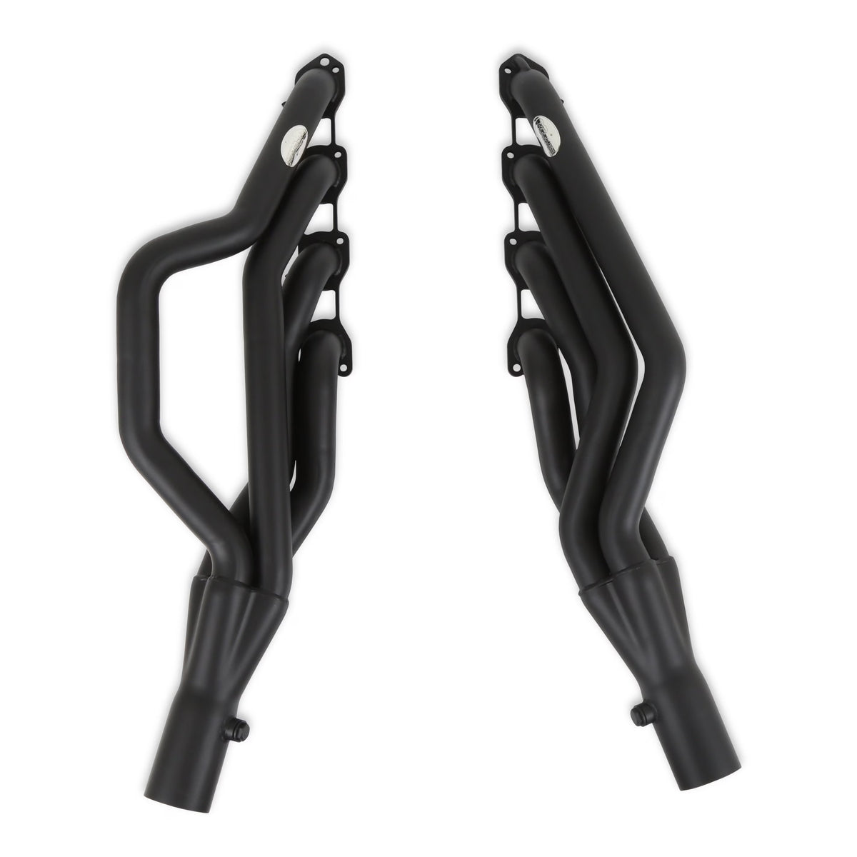 Black Painted Steel Mid-Length Headers A20335