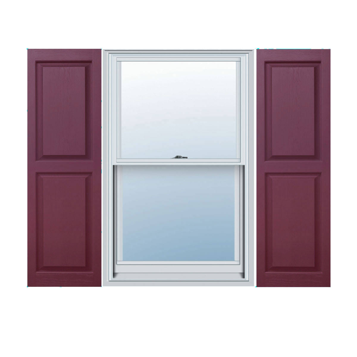 Exterior Raised Panel Shutters Bordeaux 31x22 M447078