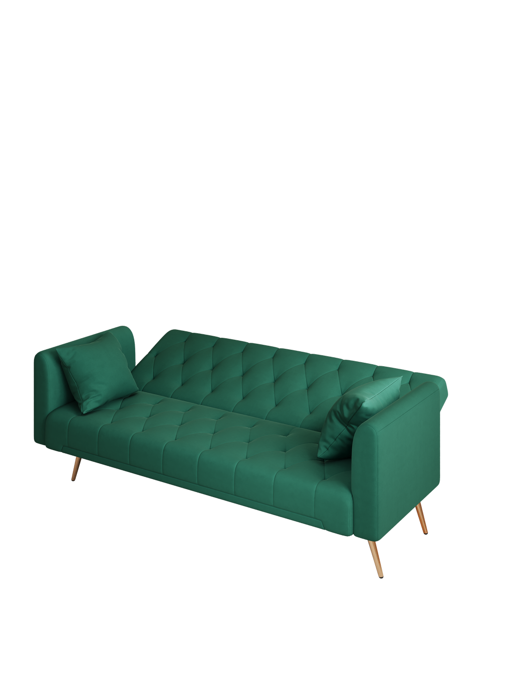 Convertible Sofa Bed Green Z716