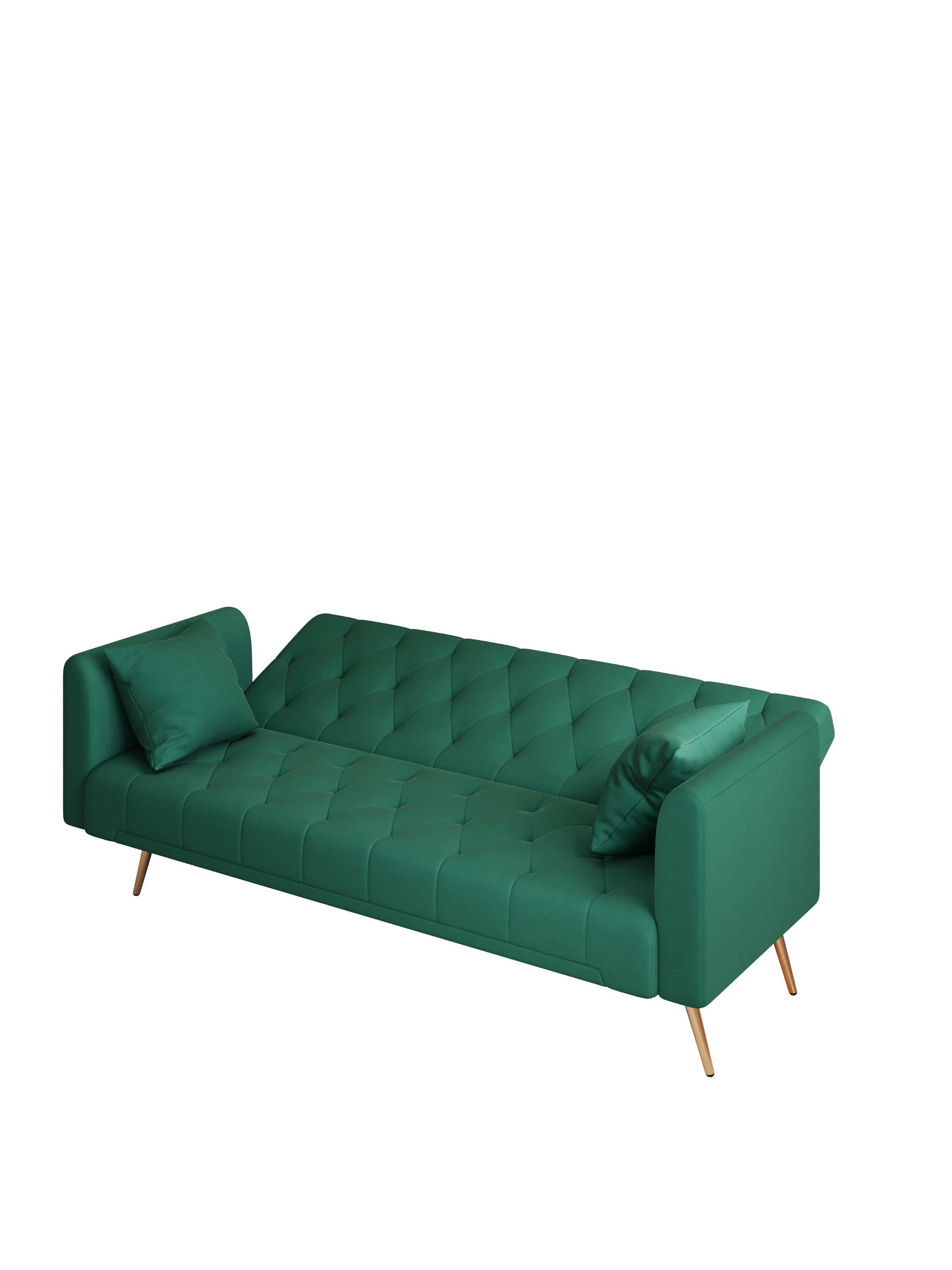 Convertible Sofa Bed Green Z716
