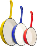 Enameled Cast Iron Skillet Set of 3 D70494