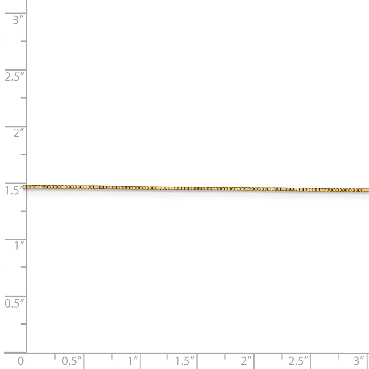 14 Karat Yellow Gold Box Chain S20644