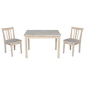 Unfinished Table with 2 Juvenile Chairs B90936