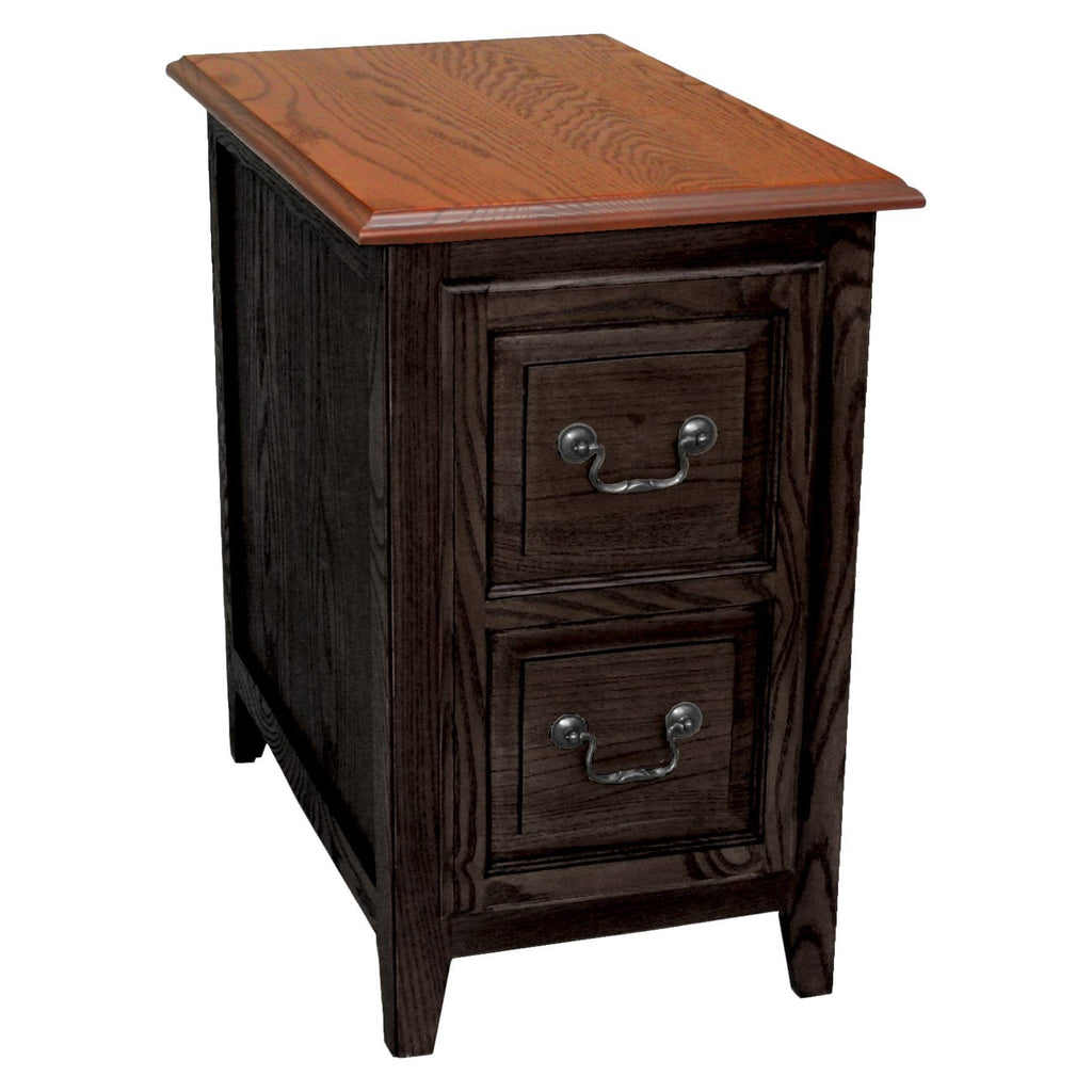Slate Black Shaker Cabinet End Table T9492