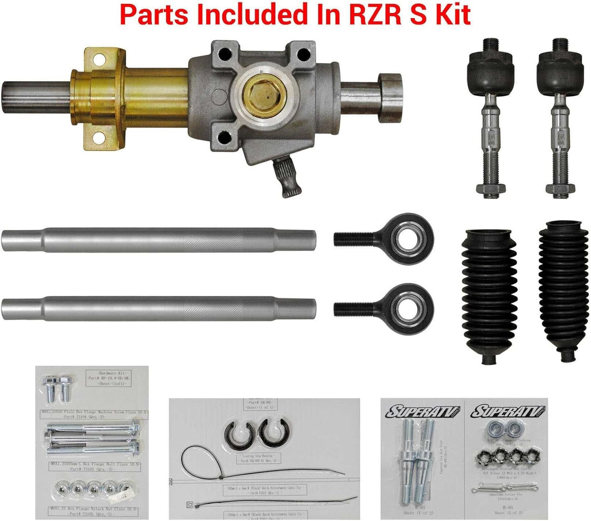 Heavy Duty Rack and Pinion for Polaris Ranger 500 V758277