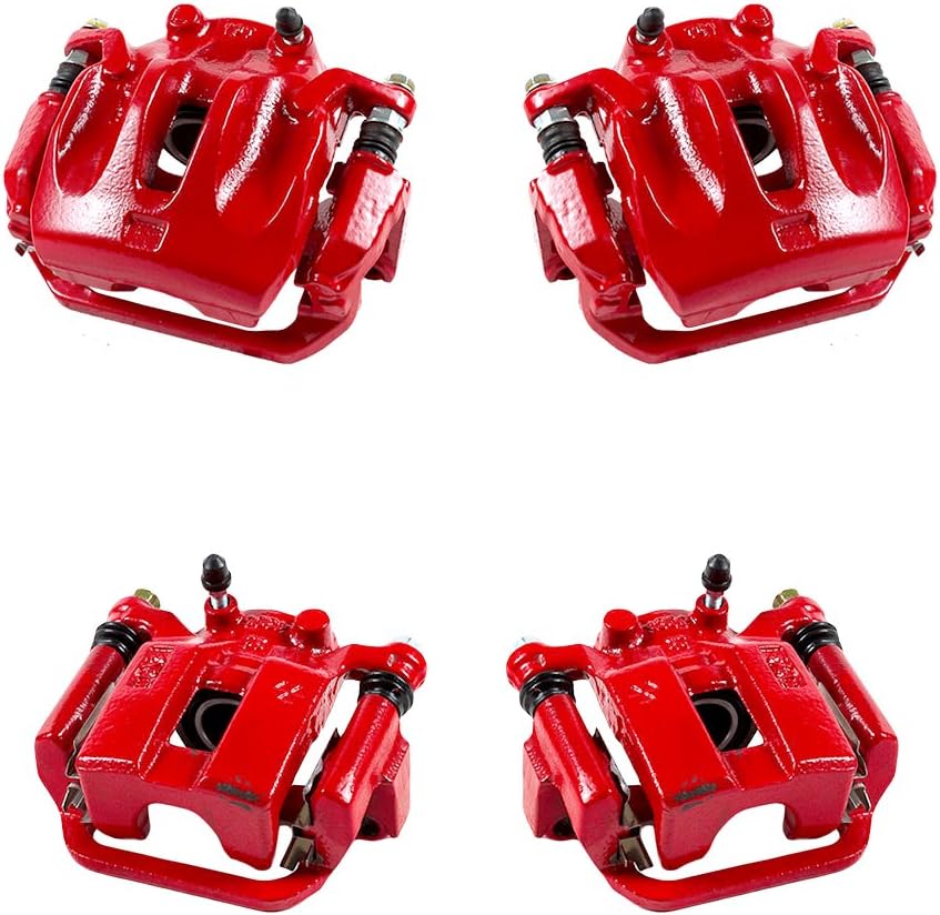 Red Powder Coated Caliper Assembly Set Kit P526103