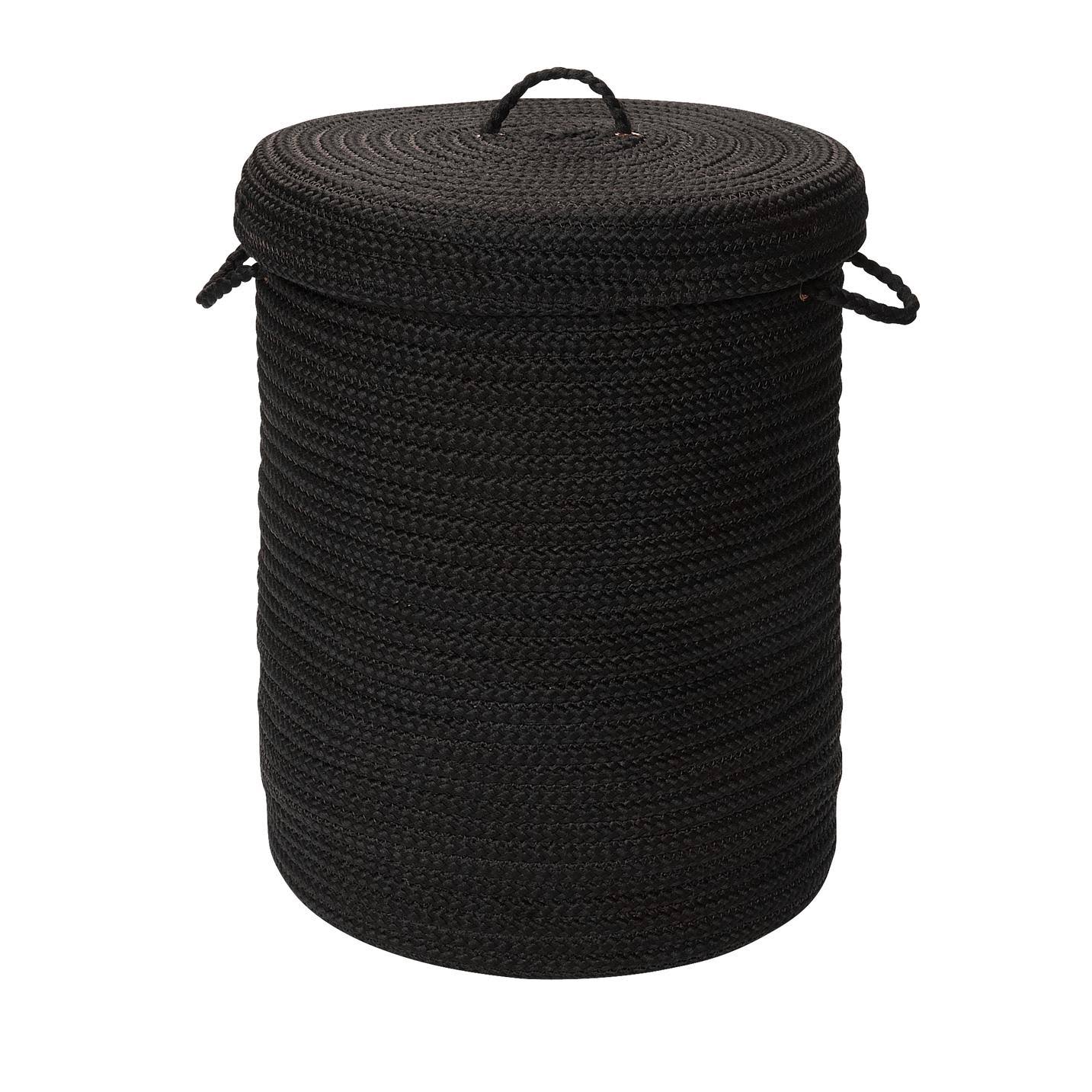 Solid Cafe Tostado 16x16x24 Hamper W Lid E459