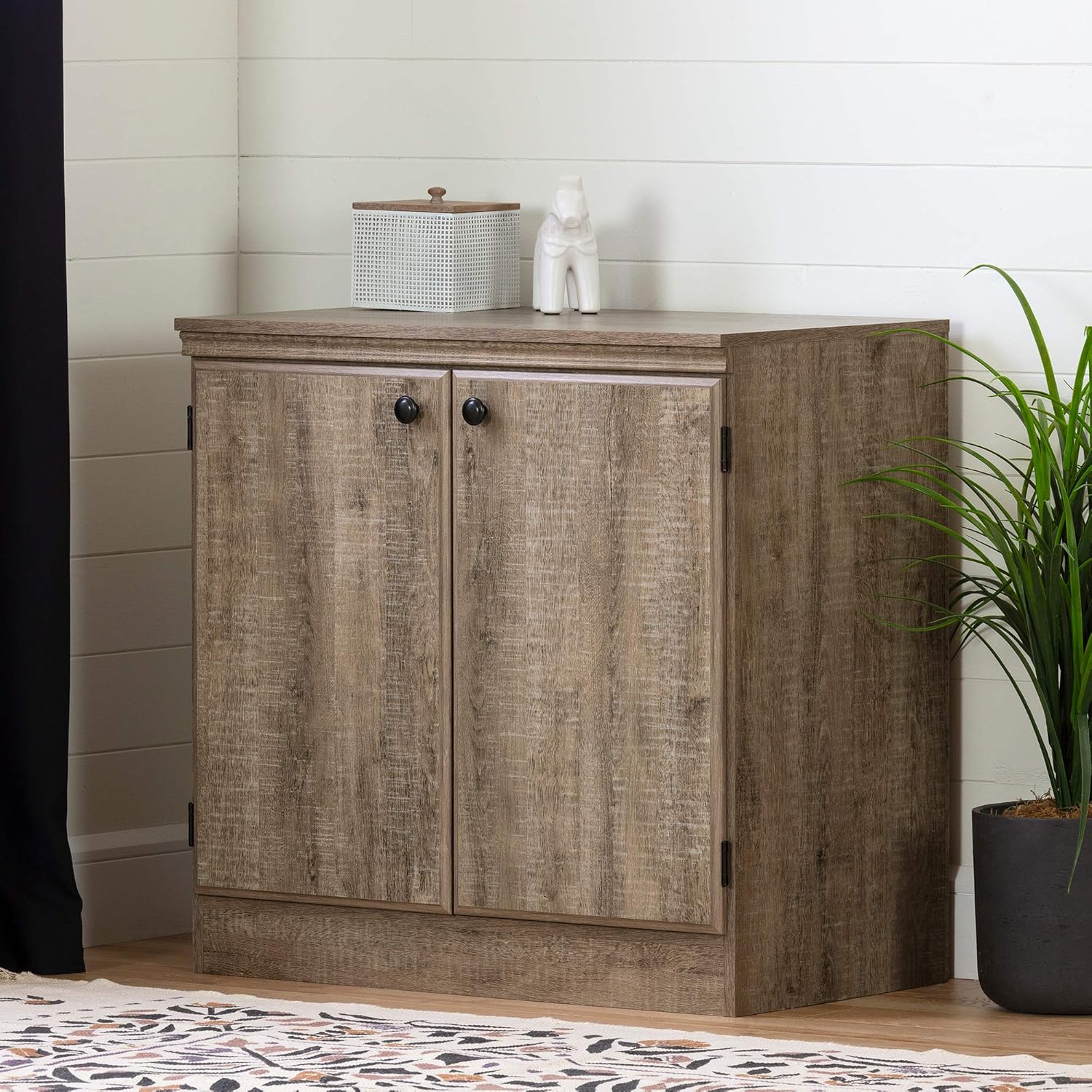Small 2-Door Storage Cabinet with Adjustable Shelf B42744