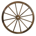 32x22 Wooden Wagon Wheel Rustic 2pk I950