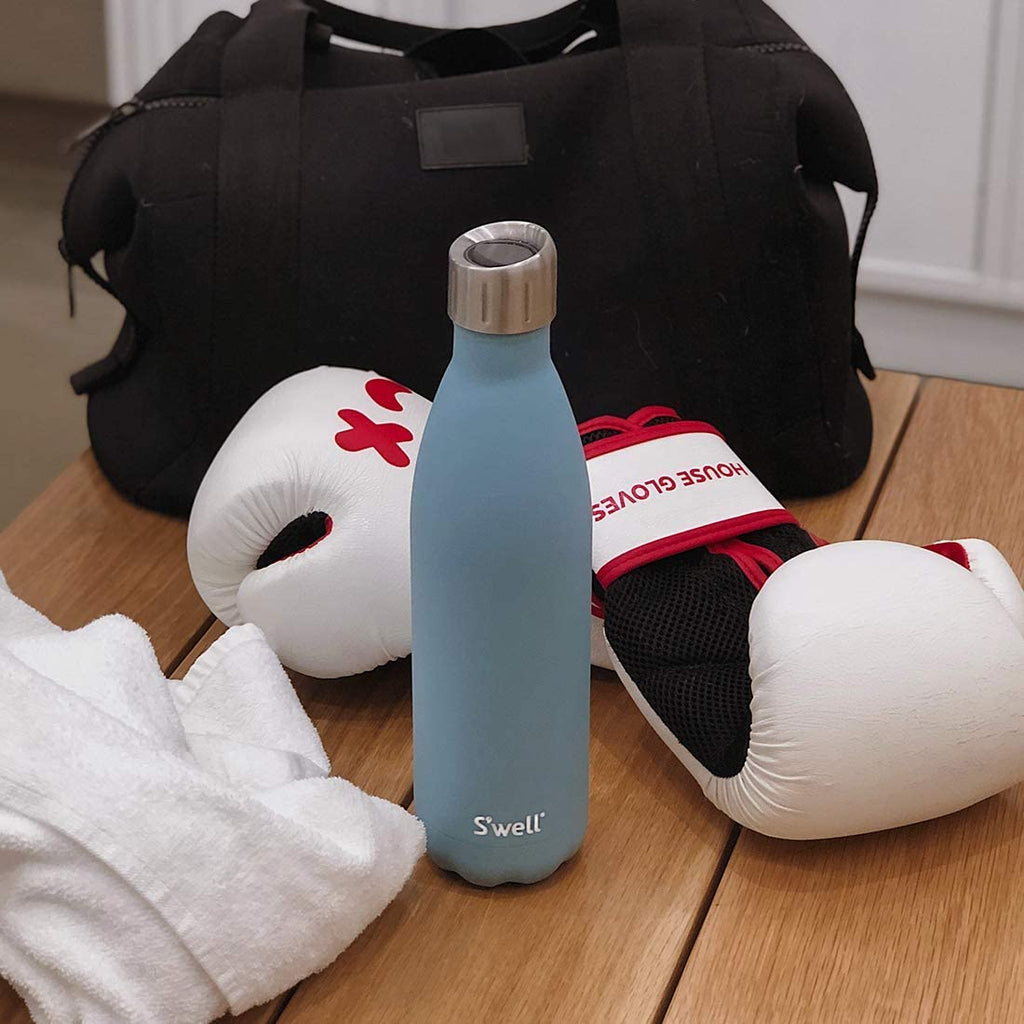 Aquamarine 25 oz Stainless Steel Water Bottle L9164