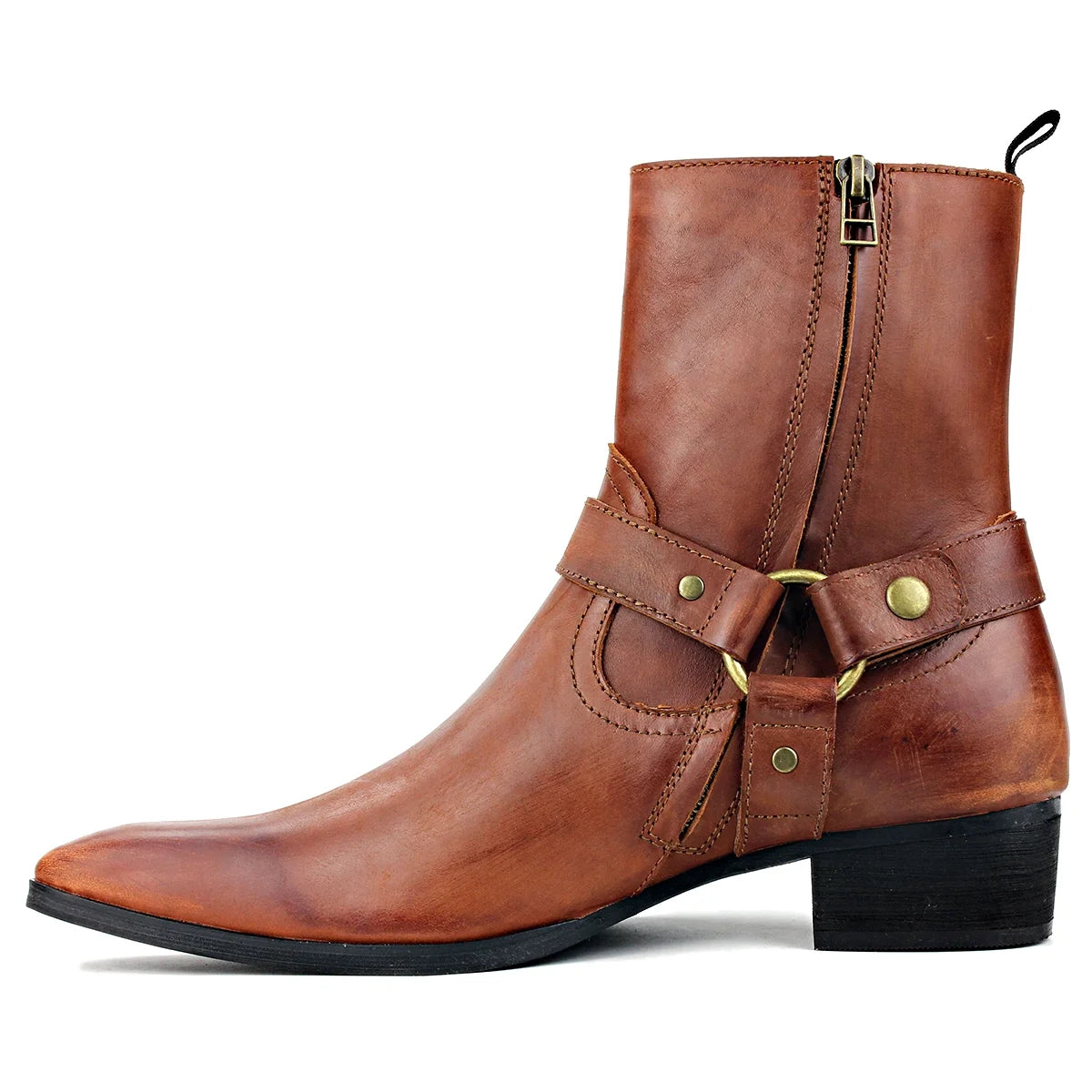 Brown Leather Chelsea Boots N86959