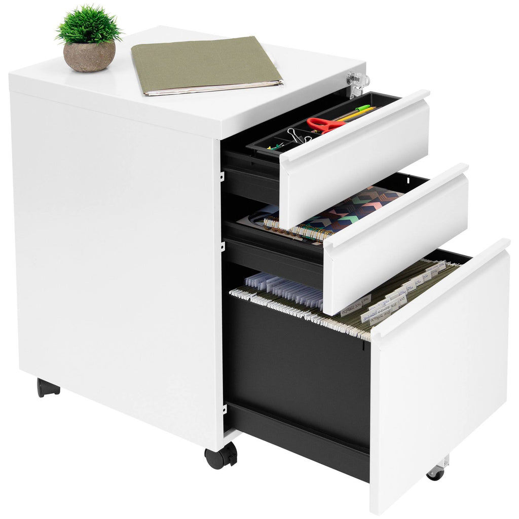 Rolling Three Drawer Cabinet J1869