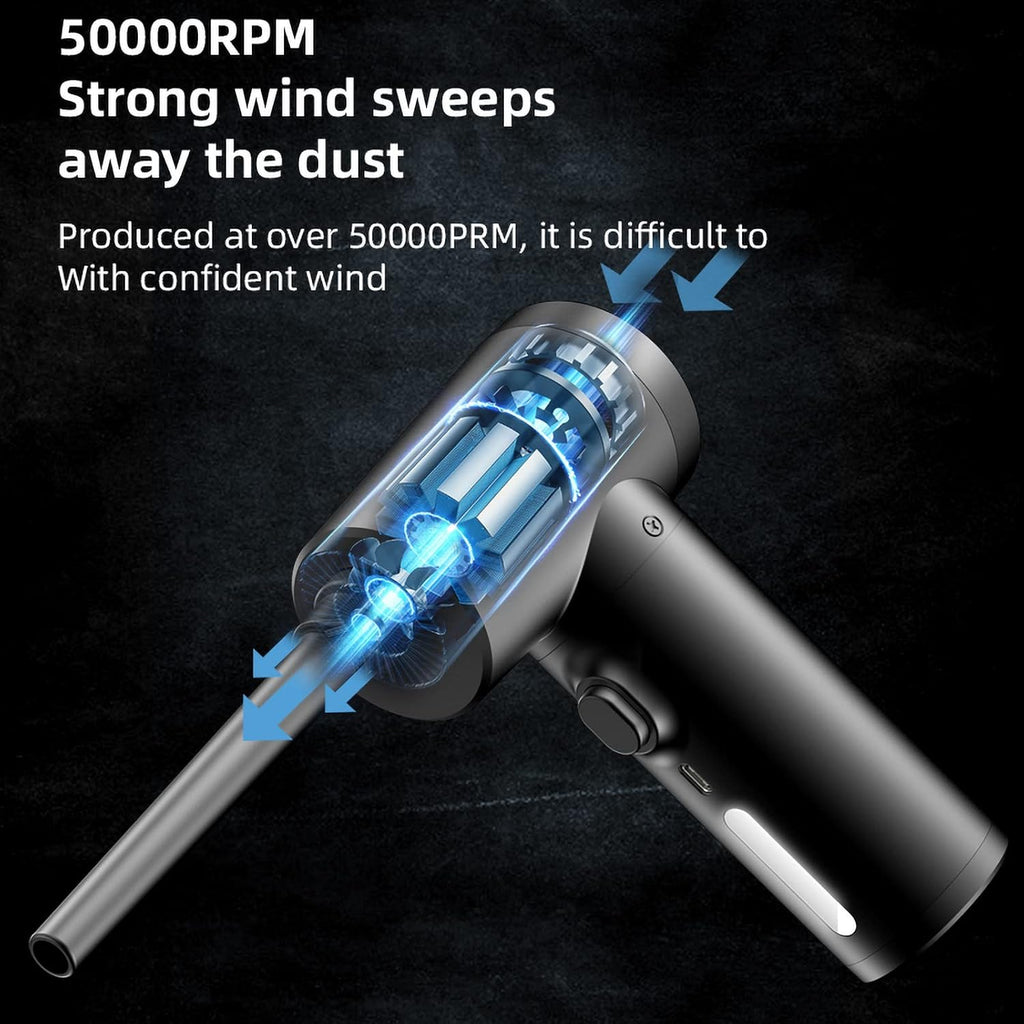 Cordless Compressed Air Duster Blower for Cleaning Laptops Printers X135