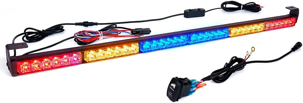 36 Rear LED Chase Light Bars with Strobe Brake Reverse Turn Signal F656359