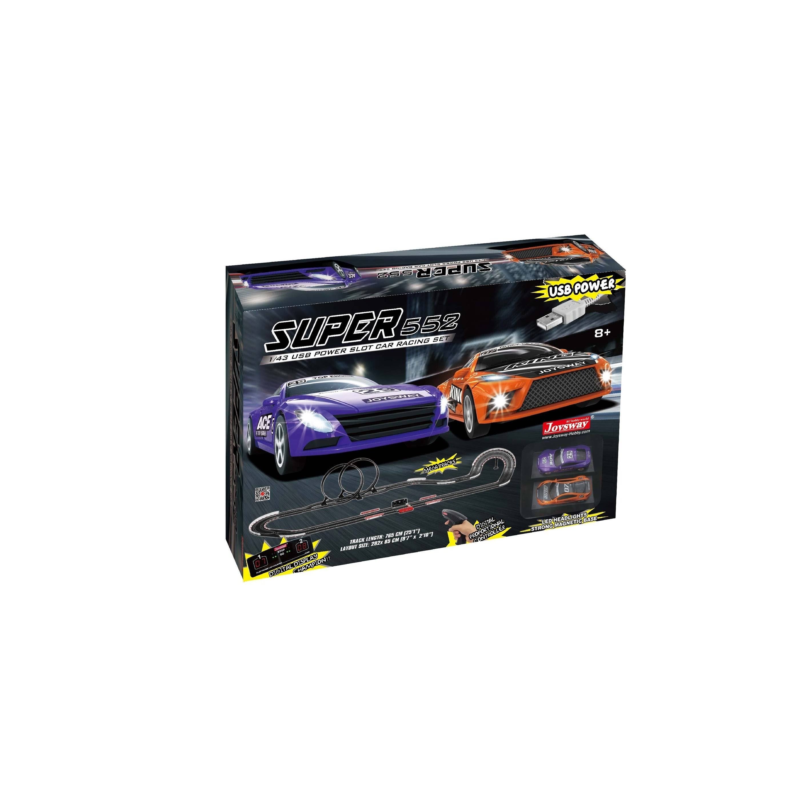 USB Power Slot Car Racing Set L624889