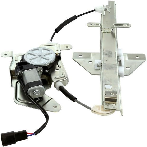 Power Window Lift Regulator with Motor Assembly Rear Right Passenger 4 Door Sedan Pack of 2 M4354