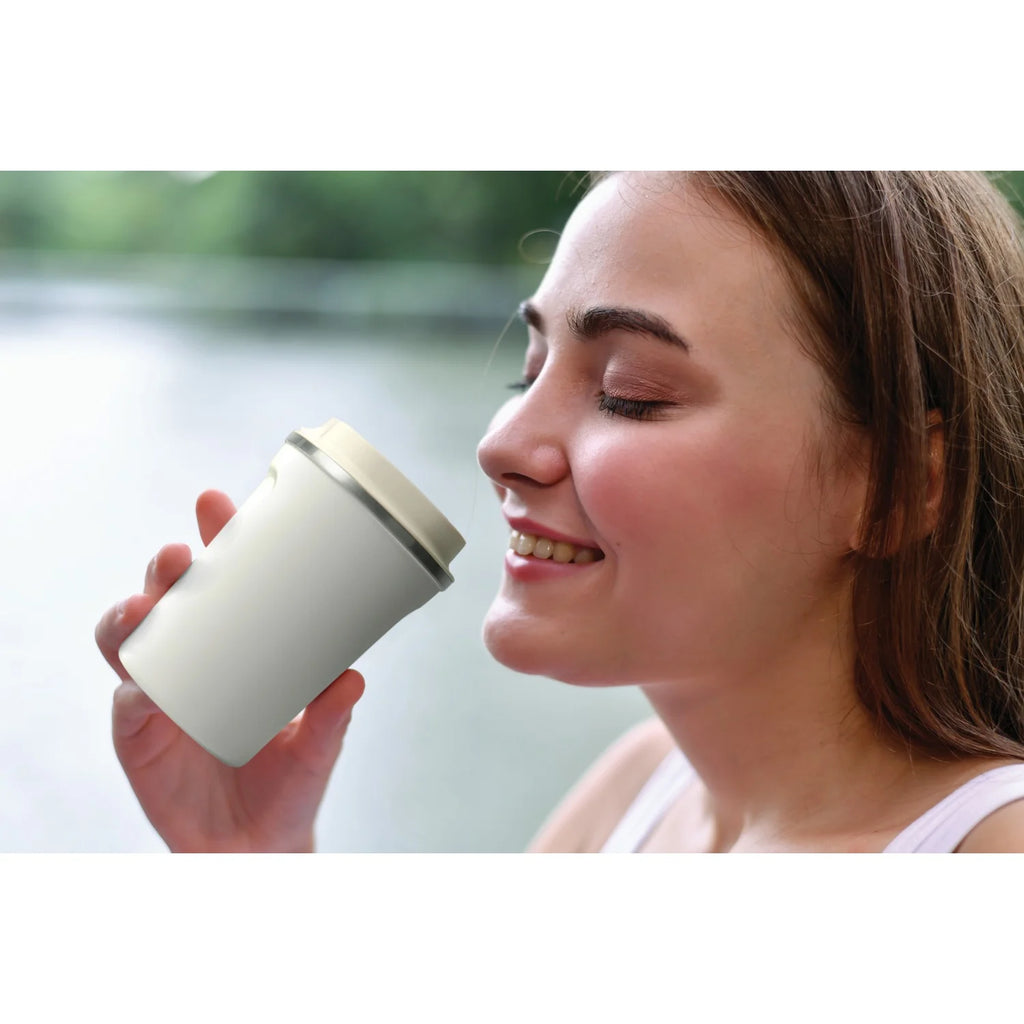 13-Ounce Cafe Compact Mug White H1649