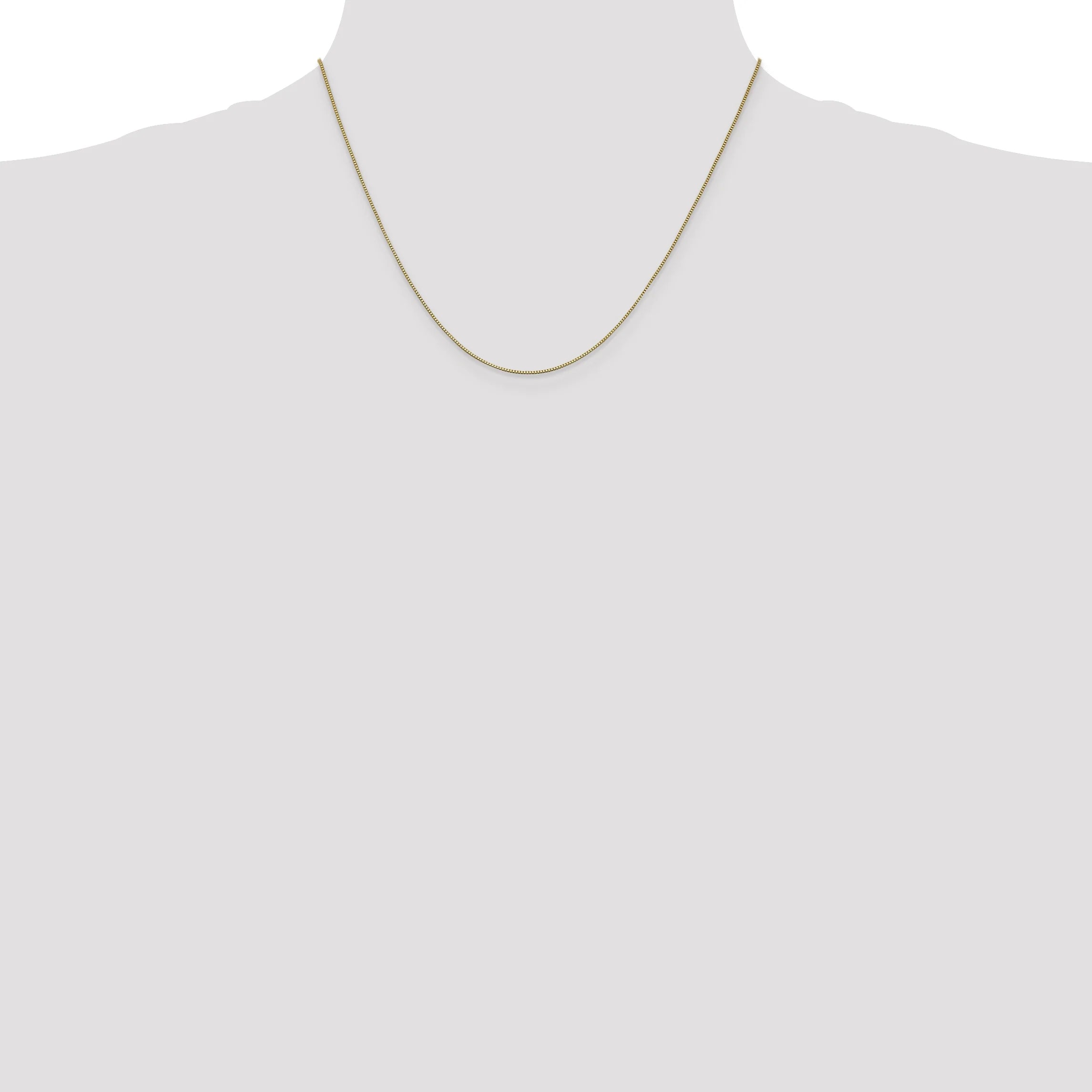 14 Karat Yellow Gold Box Chain S20644