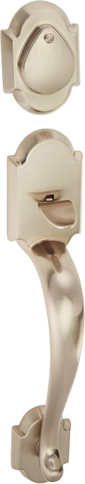 Satin Nickel Dummy Exterior Handleset Q62814