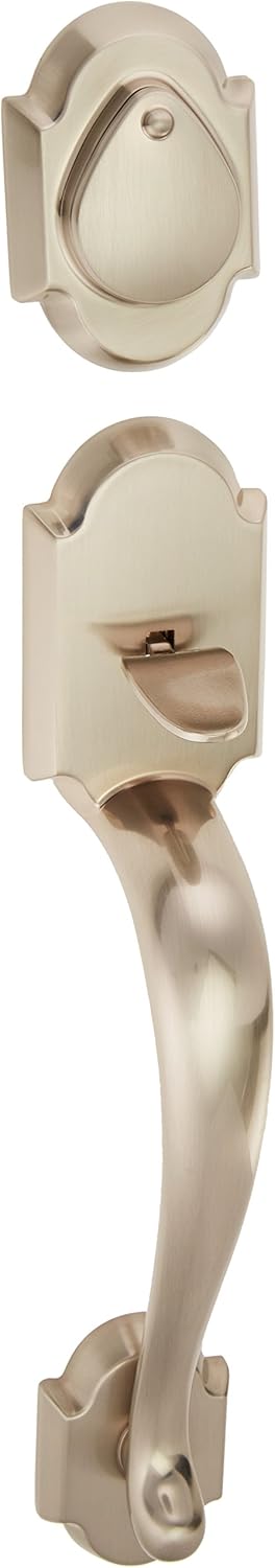 Satin Nickel Dummy Exterior Handleset Q62814