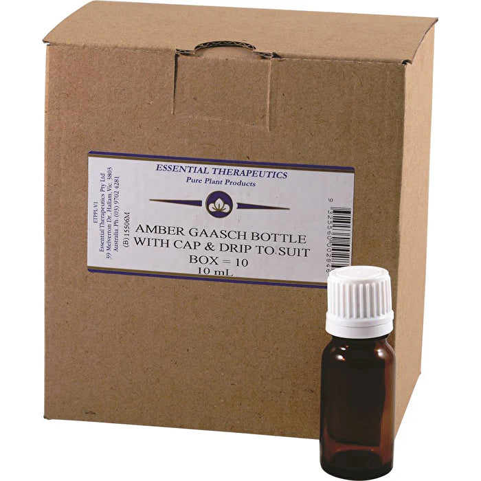Amber 10ml Glass Bottle with Dropper Insert, 10 Pack C952727