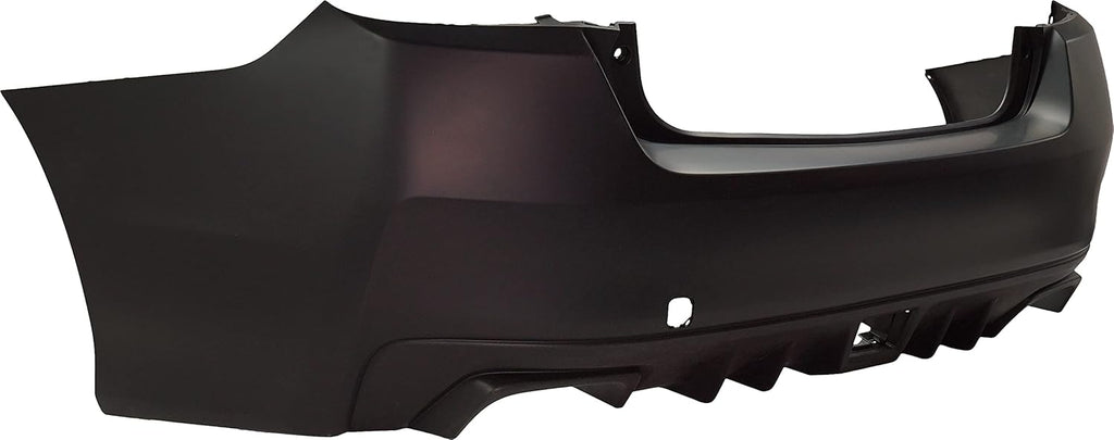 Rear Bumper Cover Primed with Textured Lower P581536