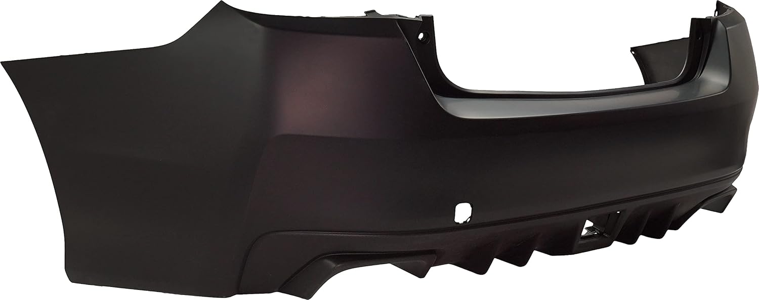 Rear Bumper Cover Primed with Textured Lower P581536
