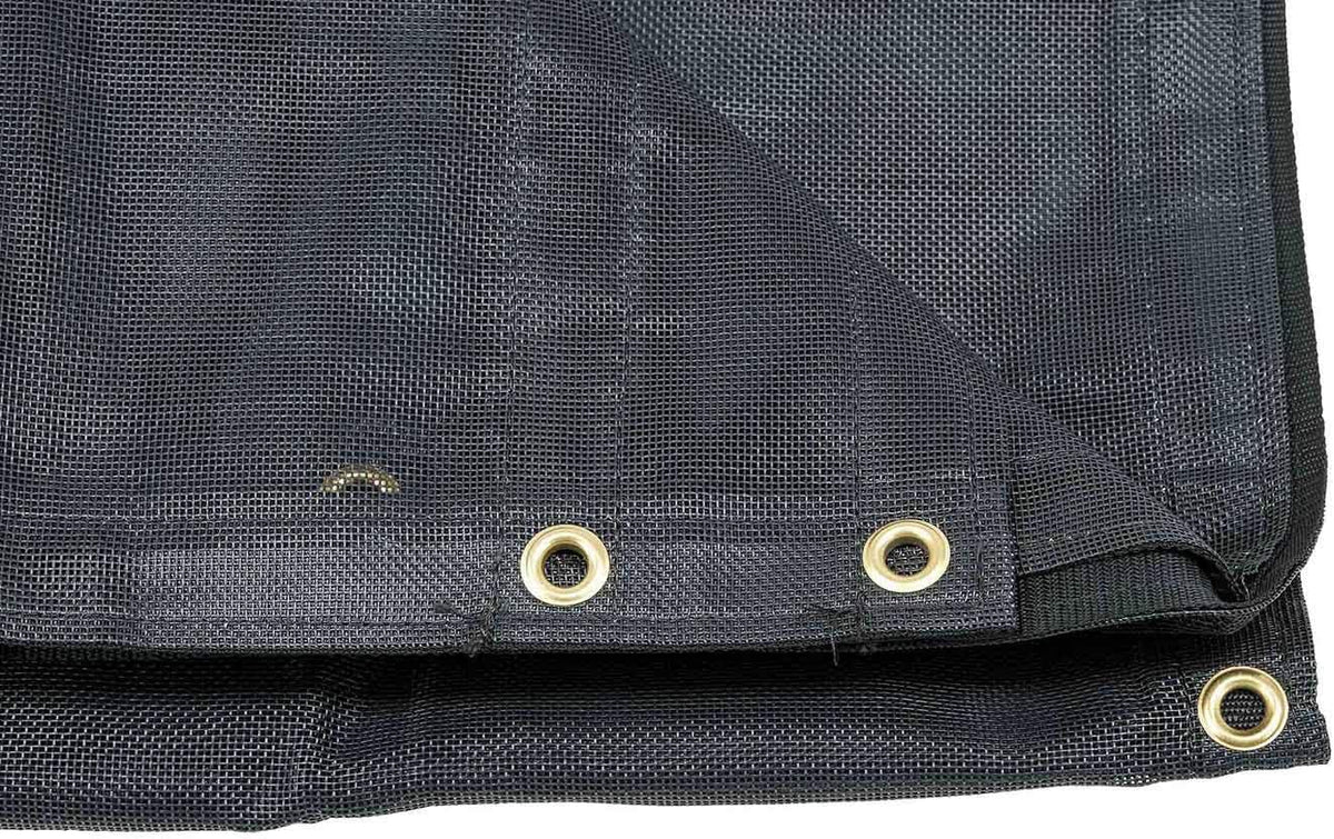 6'6" x 15' Vinyl Coated Mesh Tarp with Double Pocket Z53047