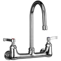 Chrome Finish Brass Wall Mount Kitchen Faucet Y61784