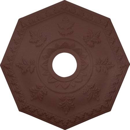 Nottingham Ceiling Medallion, Hand-Painted Firebrick N853