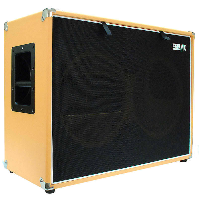 Orange Tolex 2x12 Guitar Speaker Cabinet U7894