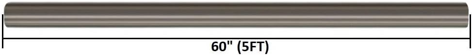 Stainless Steel Straight Exhaust Pipe 4" OD 5' Long Pack of 2 N86473