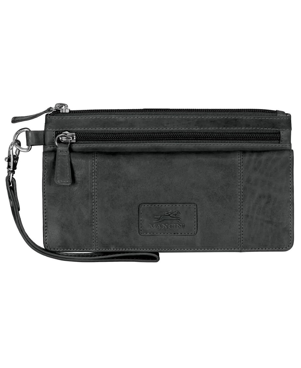 Black RFID Wristlet Clutch O3561